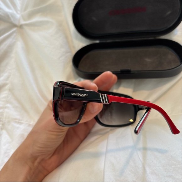 Carrera Black and Red Sunglasses - Picture 4 of 7